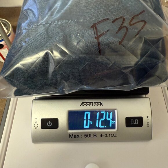 Alfani Mens XXL 100% Extra Fine Merino Wool Sweater Made in Italy Blue Mock Neck - Picture 6 of 6